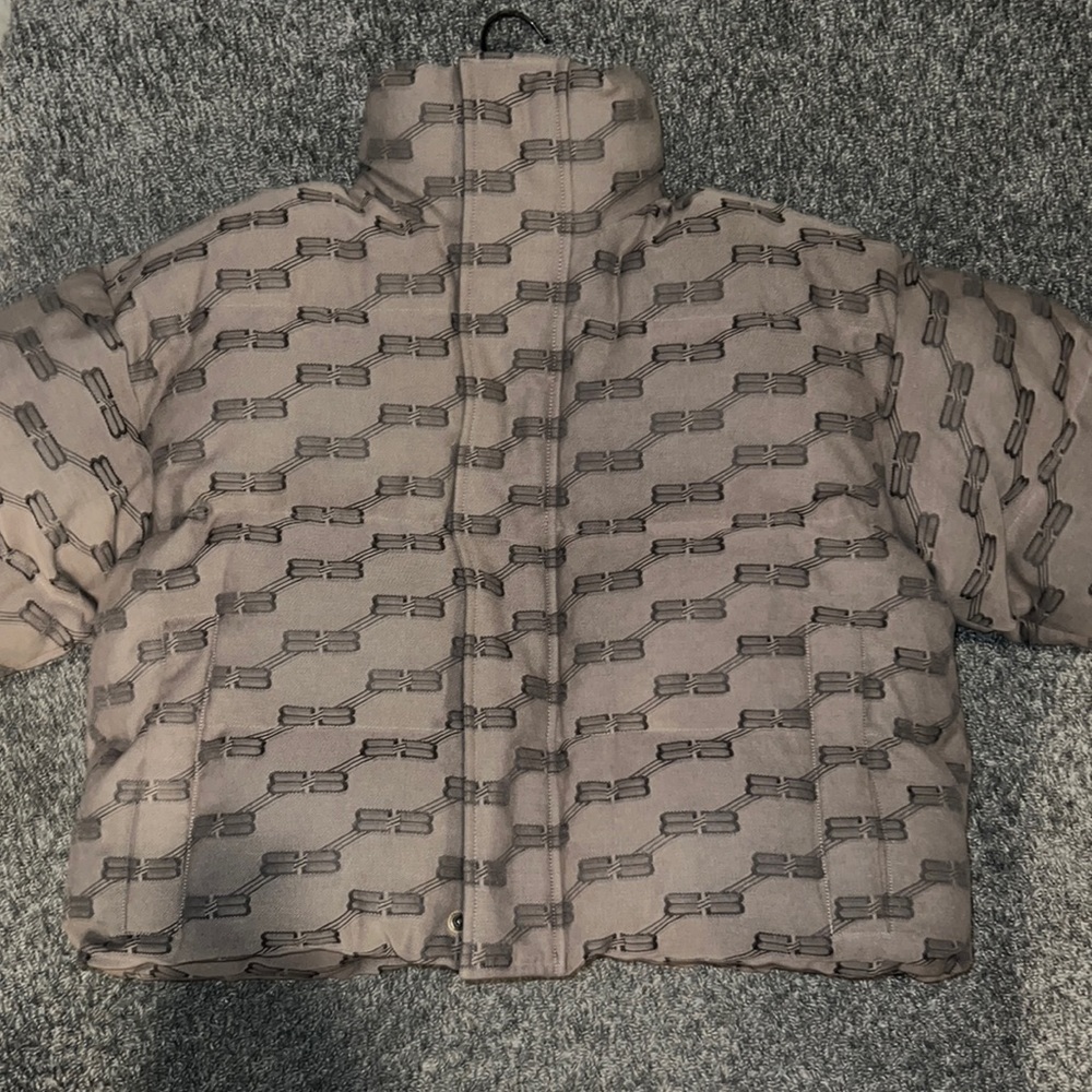 Balenciaga Monogram Puffer Jacket